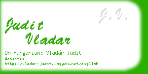 judit vladar business card